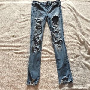 Light wash hollister jeans